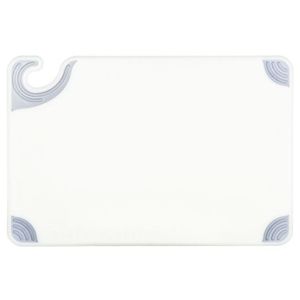 San Jamar White 15x20 Saf-T-Grip® Cutting Board - 3