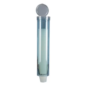 San Jamar 16 Artic Blue Medium Water Cup Dispenser - 3