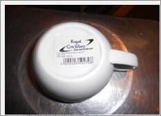 Genware Porcelain Bowl Shape Cup 20cl/ 7oz (Pack of 6) - 322120 - 3