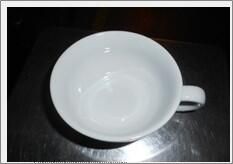 Genware Porcelain Bowl Shaped Cup 25cl/ 8.75oz (Pack of 6) - 322125 - 3