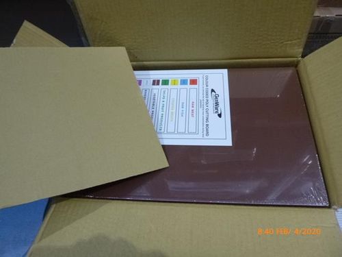 GenWare Brown Low Density Chopping Board 18 x 12 x 1 - BR11812 - 7