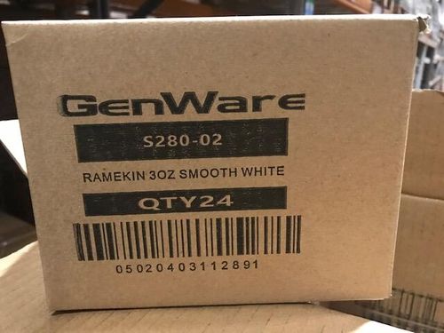 GenWare Melamine White Smooth Ramekin 85ml/ 3oz (Pack of 24) - S280-02 - 6
