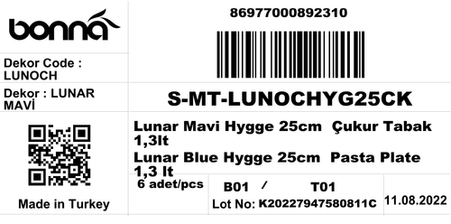 Lunar Ocean Hygge Pasta Plate 25cm (Pack of 6) - S-MT-LUNOCHYG25CK - 13