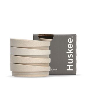 BioPak Lid HuskeeOriginal 4-Pack Natural (X12) (Pack of 48) - HC0LN48-E-UK - 1