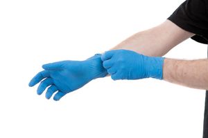 Dispenser For 100 Blue Disposable Nitrile Gloves Size S - 730240 - 1