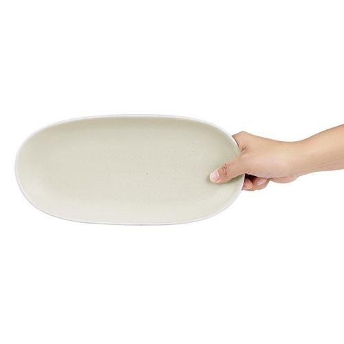 Olympia Chia Oval Plates Sand 280x135mm (6 Pack) - JK491 - 3