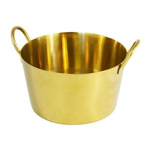 Charlotte Sauce Pan With Handles - Ss - Gold Finish - 14Cm - CMH34 - 1