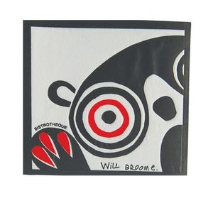 Custom Branded Tissue Coaster (Square) - 9Ply & Unilam - C2316 - 1