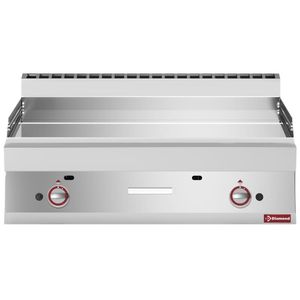 Diamond G65/PLCD10T-N Extra Large Smooth Cooking Plate Countertop Chrome Gas Griddle - G65-PLCD10T-N - 1