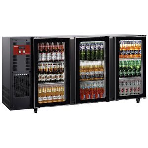 Diamond TAVT/3G-R2 Hinged Glass Triple Door Black Bottle Cooler, 579 Litres - TAVT-3G-R2 - 1