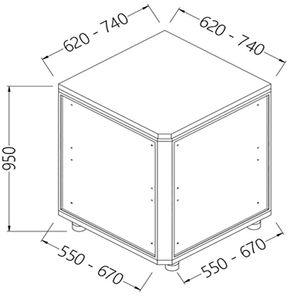 Diamond CN90X/5 Neutral Back Angle - Closed 90° - CN90X-5 - 1