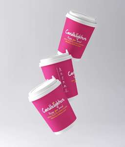 1000 x 12oz DW Cups and lids - Candlelighters Coffee Project