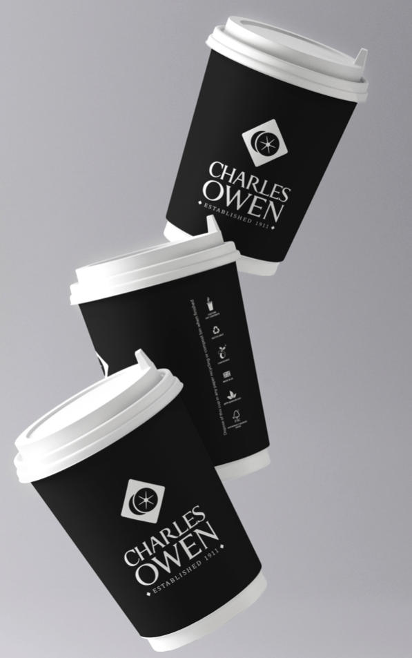 1,000 x 12oz DW Cups - Charles Owen Coffee cups - 1