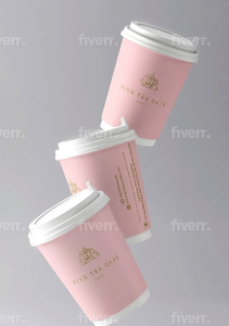 10,000 x 8oz DW Pink Tea Cafe Coffee cups - 1