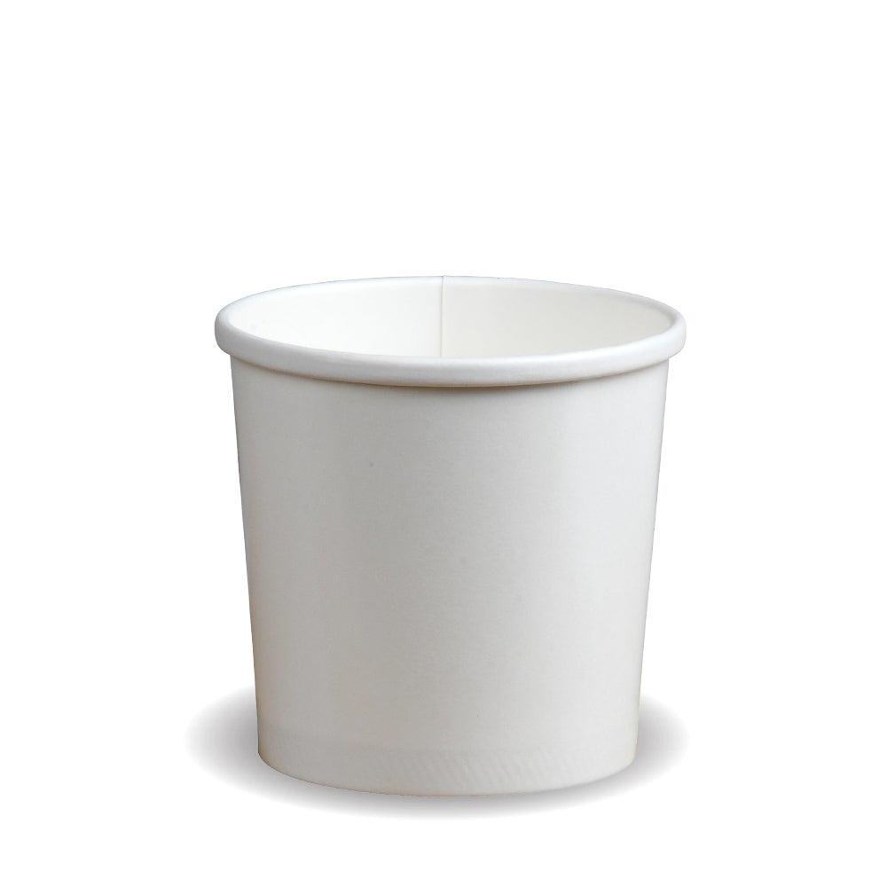 12oz White PLA-Lined Soup Containers (Case of 500) - 1515 - 1