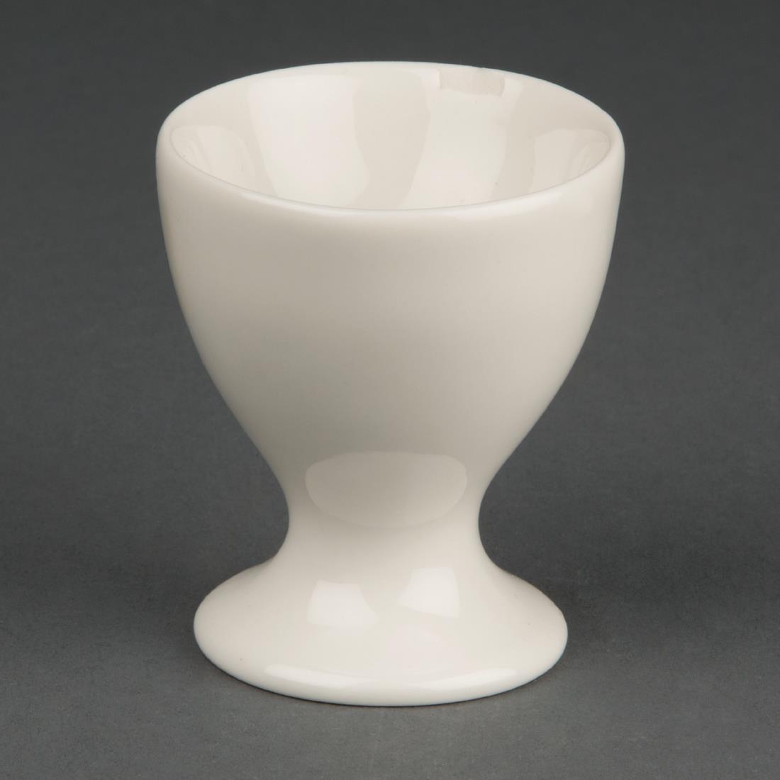 Olympia Ivory Egg Cups 60mm (Pack of 12) - U145  - 1