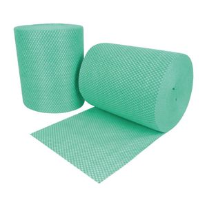 EcoTech Envirolite Super Antibacterial Cleaning Cloths Green (Roll of 2 x 500) - FA207  - 1