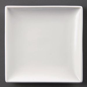 Olympia Whiteware Square Plates 295mm (Pack of 6) - U156  - 1