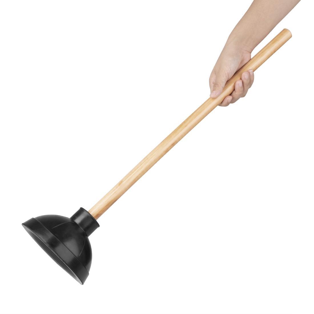 Jantex Plunger With Wooden Handle - CG047  - 5