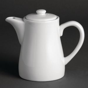 Olympia Whiteware Coffee Pots 310ml (Pack of 4) - U824  - 1