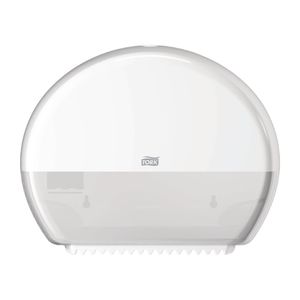 Tork Mini Jumbo Toilet Roll Dispenser White - DB463  - 1