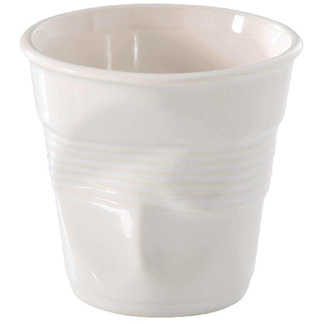 Revol Froisses Cappuccino Tumblers White 180ml (Pack of 6) - DB454  - 1