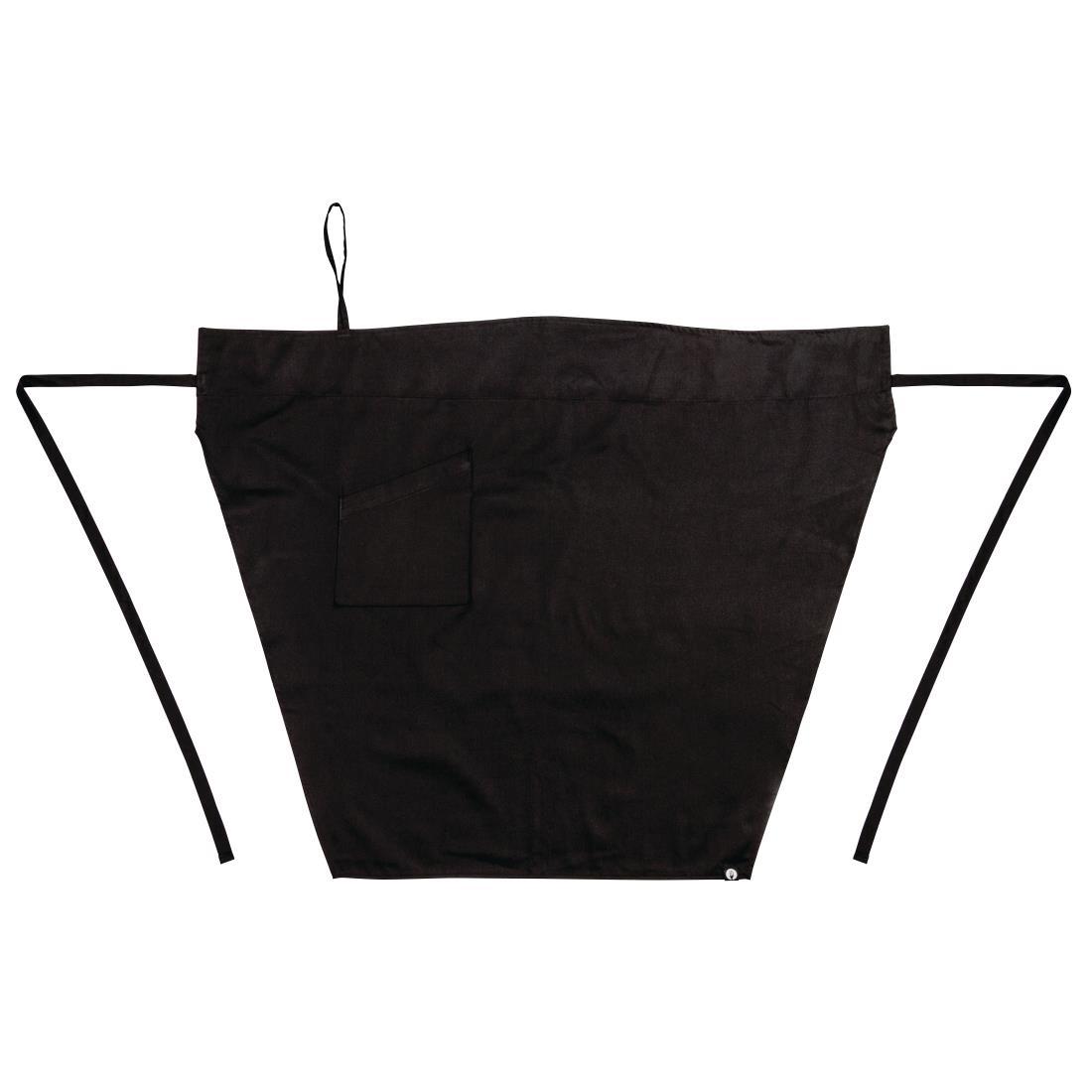 Chef Works Executive Chefs Tapered Apron Black - A577  - 2