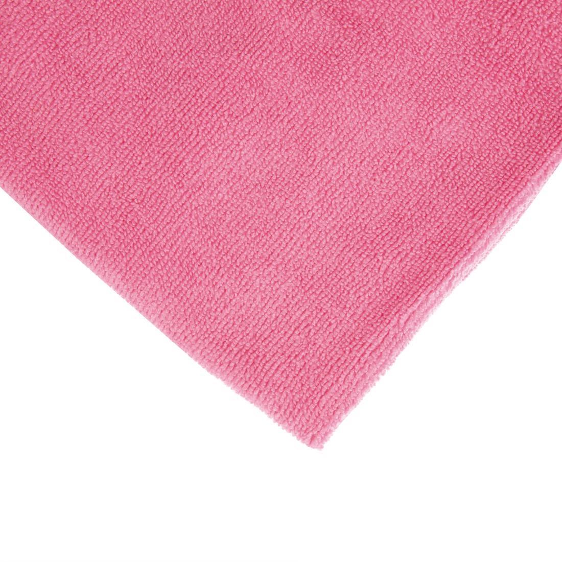 Jantex Microfibre Cloths Pink (Pack of 5) - DN840  - 4