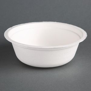 Fiesta Compostable Bagasse Bowls Round 18oz (Pack of 50) - CT766  - 1
