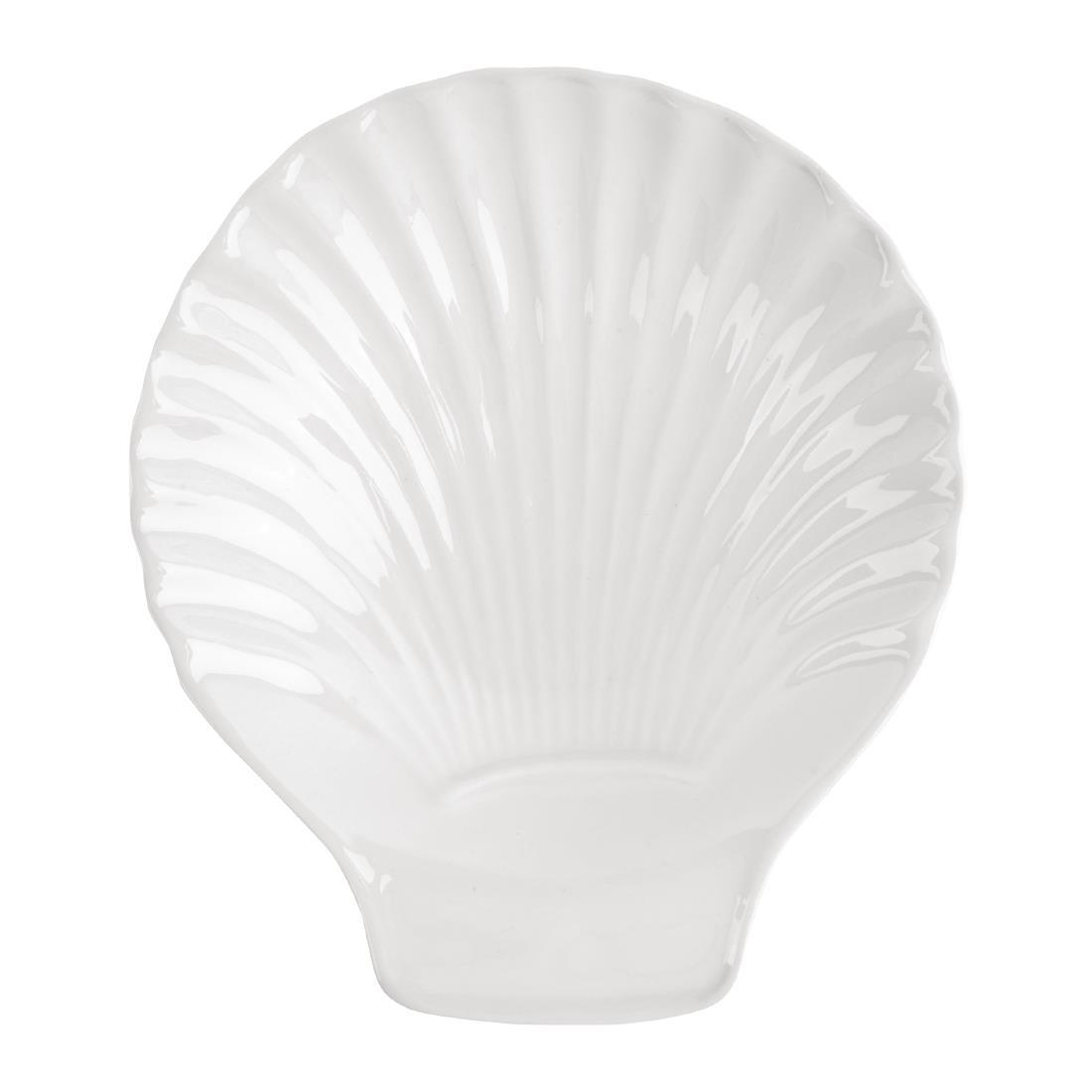 Olympia Scallop Shell Dishes 130mm (Pack of 6) - W420  - 4