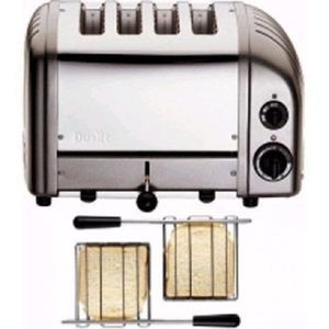 Dualit 2 x 2 Combi Vario 4 Slice Toaster Metallic Charcoal 42170 - CD359  - 1