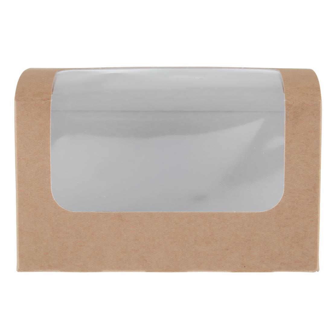 Colpac Compostable Kraft Sandwich Packs With PLA Window (Pack of 500) - FA385  - 2