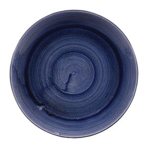 Churchill Stonecast Patina Coupe Plates Cobalt 260mm (Pack of 12) - FC168  - 1