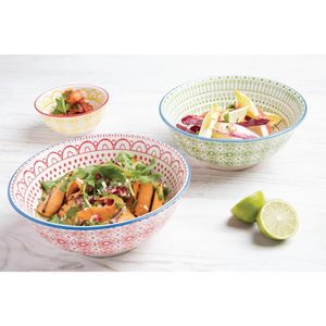 Olympia Fresca Large Bowls Green 205mm (Pack of 4) - DR767  - 6