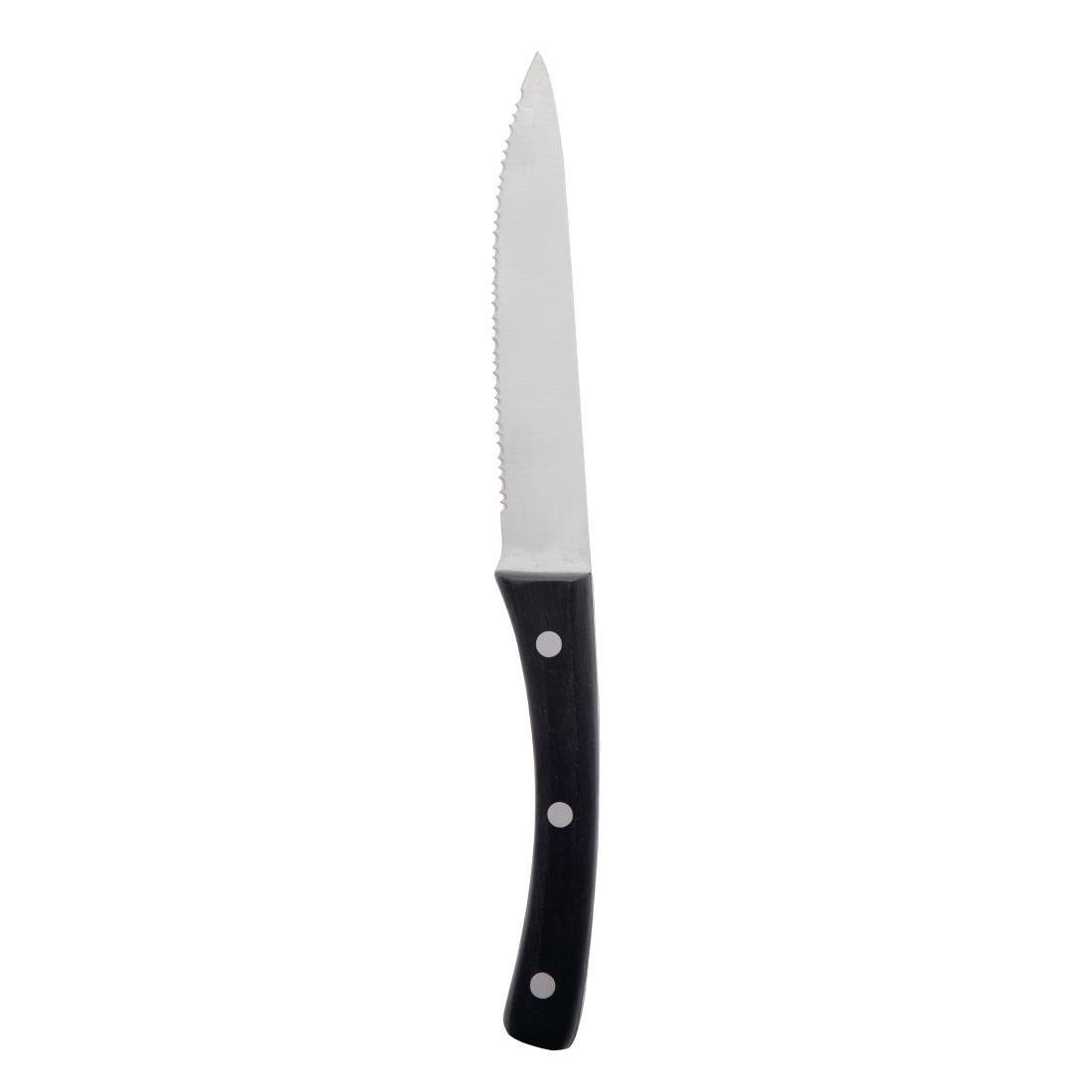 Abert Angus Steak Knives (Pack of 12) - GC651  - 2
