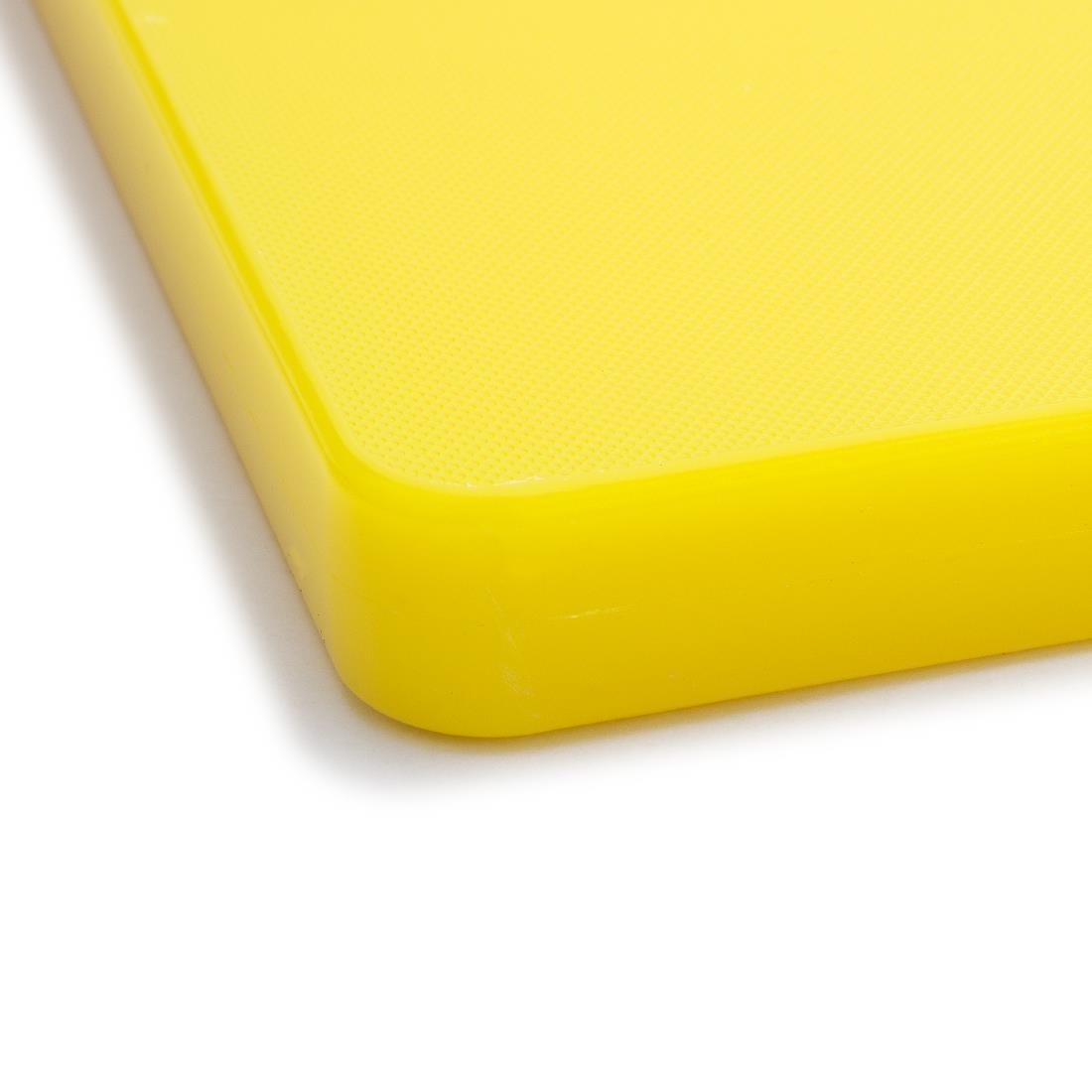 Hygiplas Extra Thick Low Density Yellow Chopping Board Standard - DM002  - 3