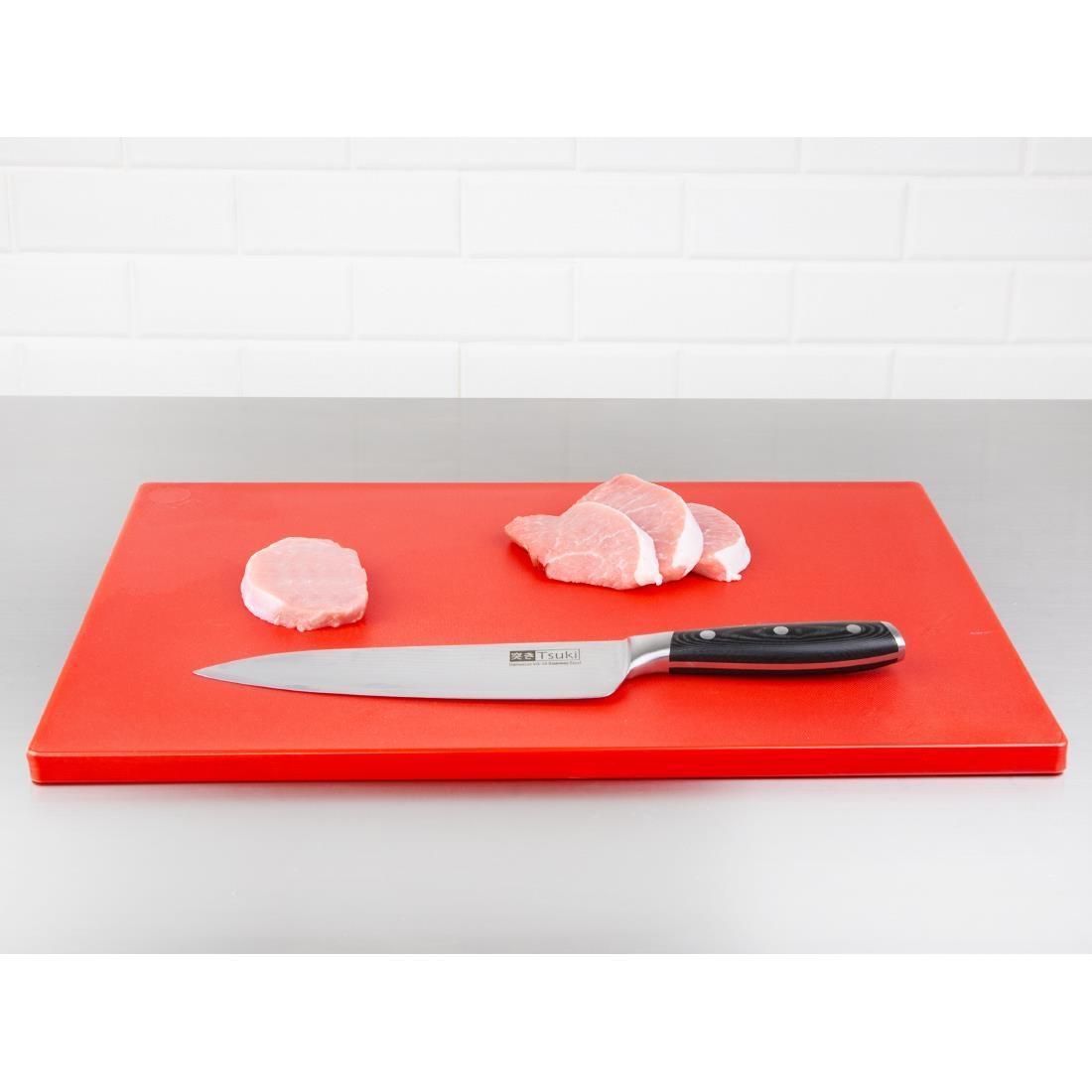 Hygiplas Extra Thick Low Density Red Chopping Board Standard - DM004  - 5