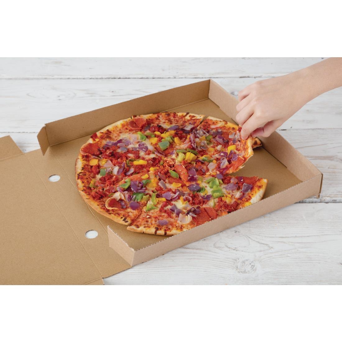 Fiesta Compostable Plain Pizza Boxes 14" (Pack of 50) - DC725  - 5