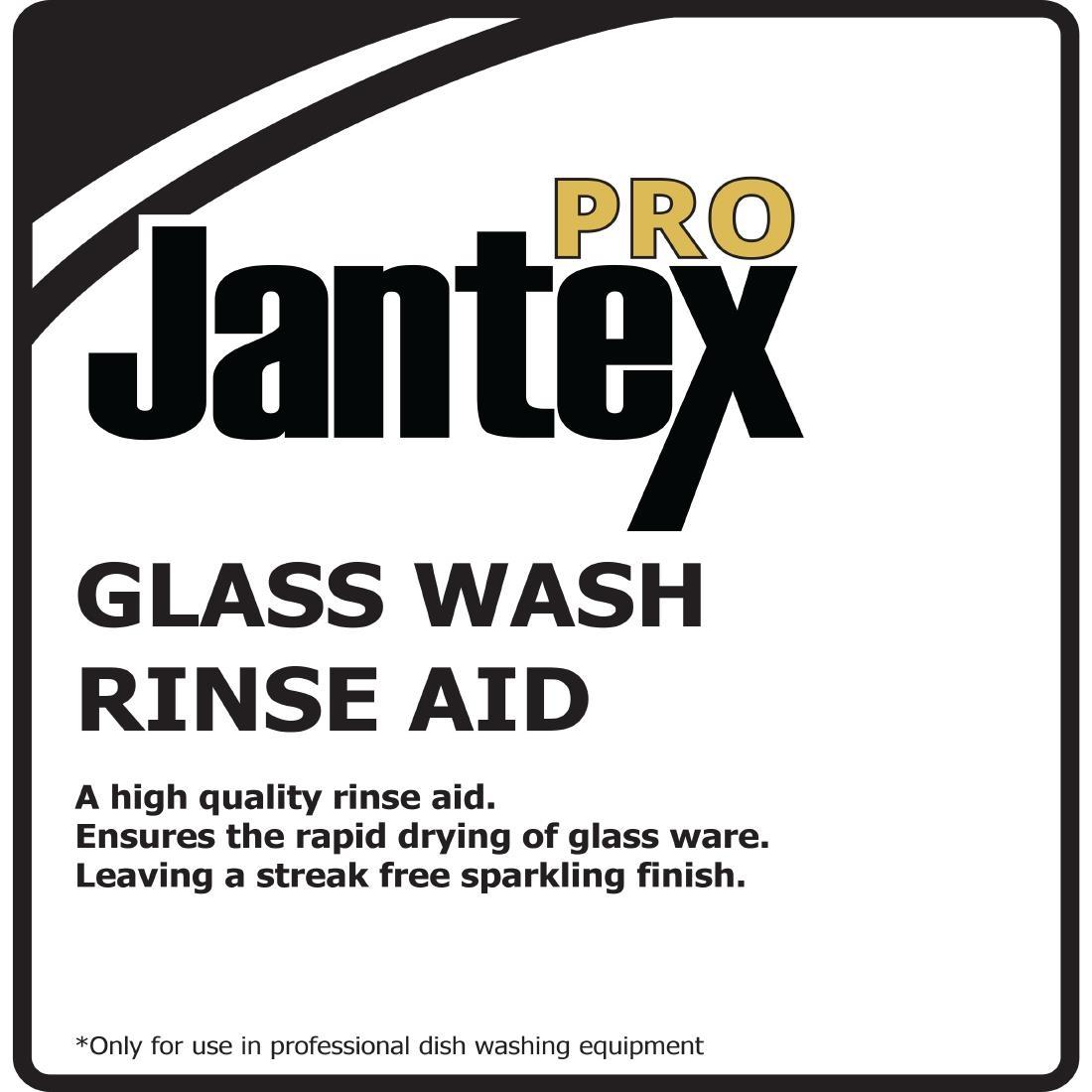 Jantex Pro Glasswasher Rinse Aid Concentrate 5Ltr - GM984  - 2