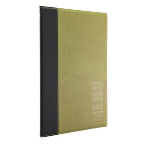 Securit Contemporary Menu Cover Green A4 - H719  - 2