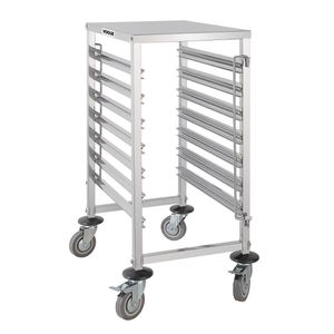 Vogue Gastronorm Racking Trolley 7 Level - GG498  - 1