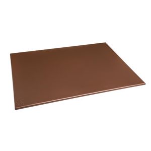 Hygiplas High Density Brown Chopping Board Large - J005  - 1