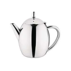 Olympia Richmond Stainless Steel Teapot 1Ltr - GF235  - 1