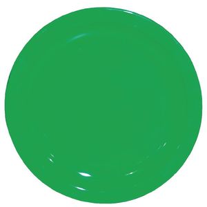 Olympia Kristallon Polycarbonate Plates Green 172mm (Pack of 12) - CB764  - 1