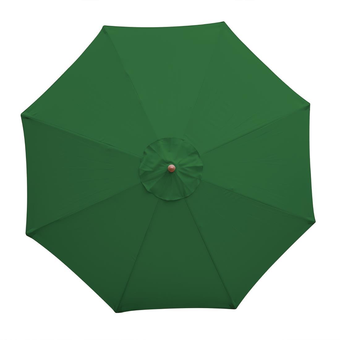 Bolero Round Parasol 2.5m Diameter Green - CB512  - 4
