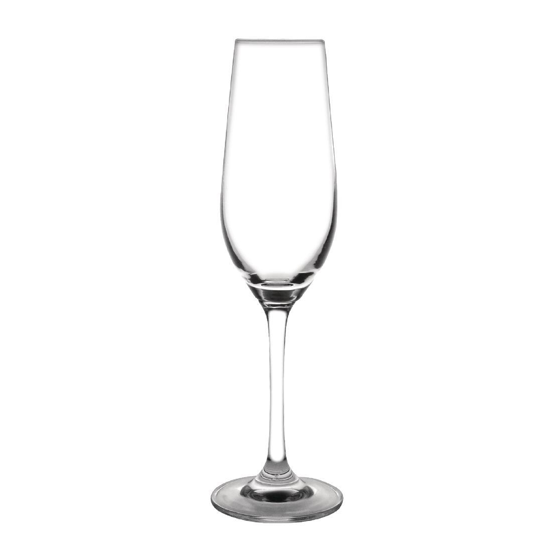 Olympia Chime Crystal Champagne Flutes 225ml (Pack of 6) - GF736  - 1