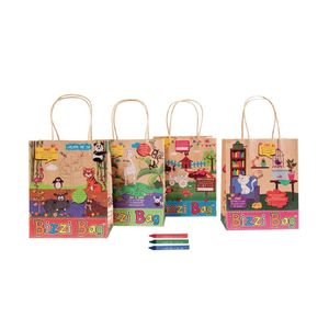 Crafti's Kids Recycled Kraft Bizzi Meal Bags (Pack of 200) - DK367  - 1