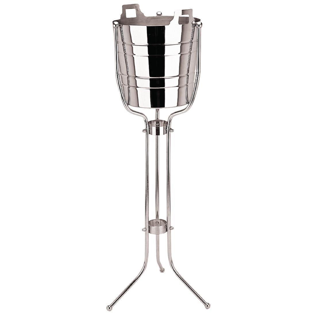 Olympia Polished Stainless Steel Wine And Champagne Bucket Stand - C582  - 2