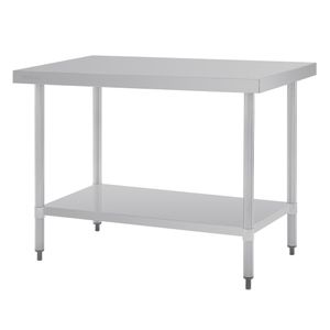 Vogue Stainless Steel Prep Table 1200mm - GJ502  - 1