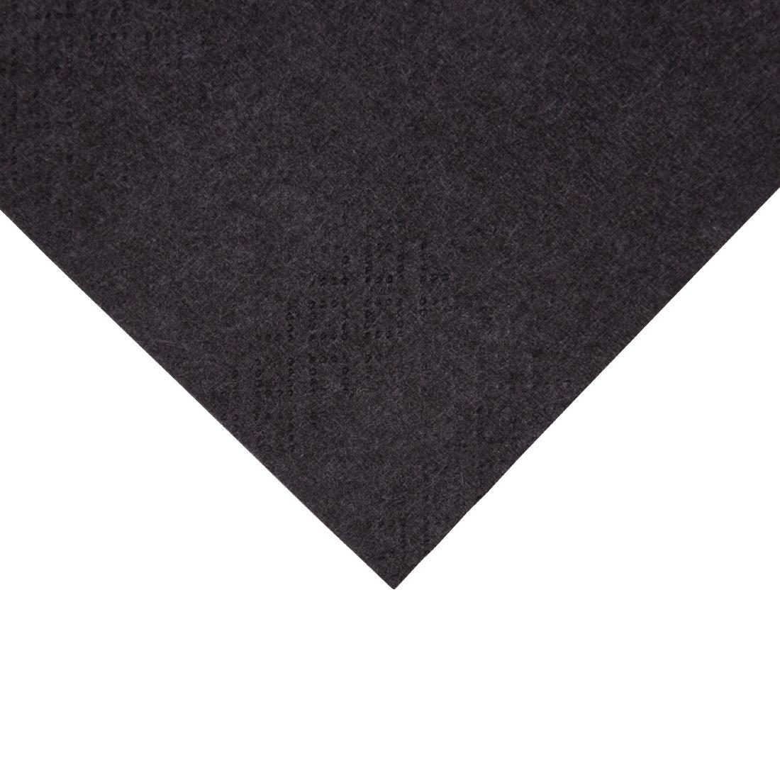 Fiesta Recyclable Lunch Napkin Black 33x33cm 2ply 1/8 Fold (Pack of 2000) - FE233  - 2